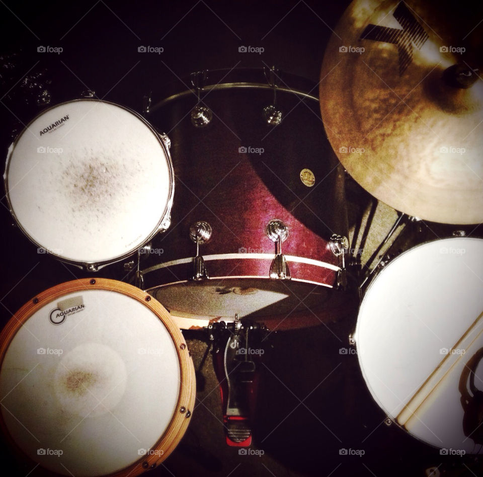 set drums kit drum by davecolella