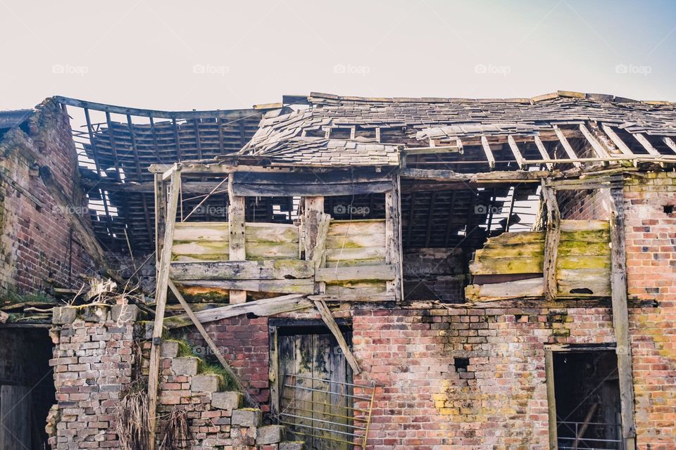 Old ruined barn