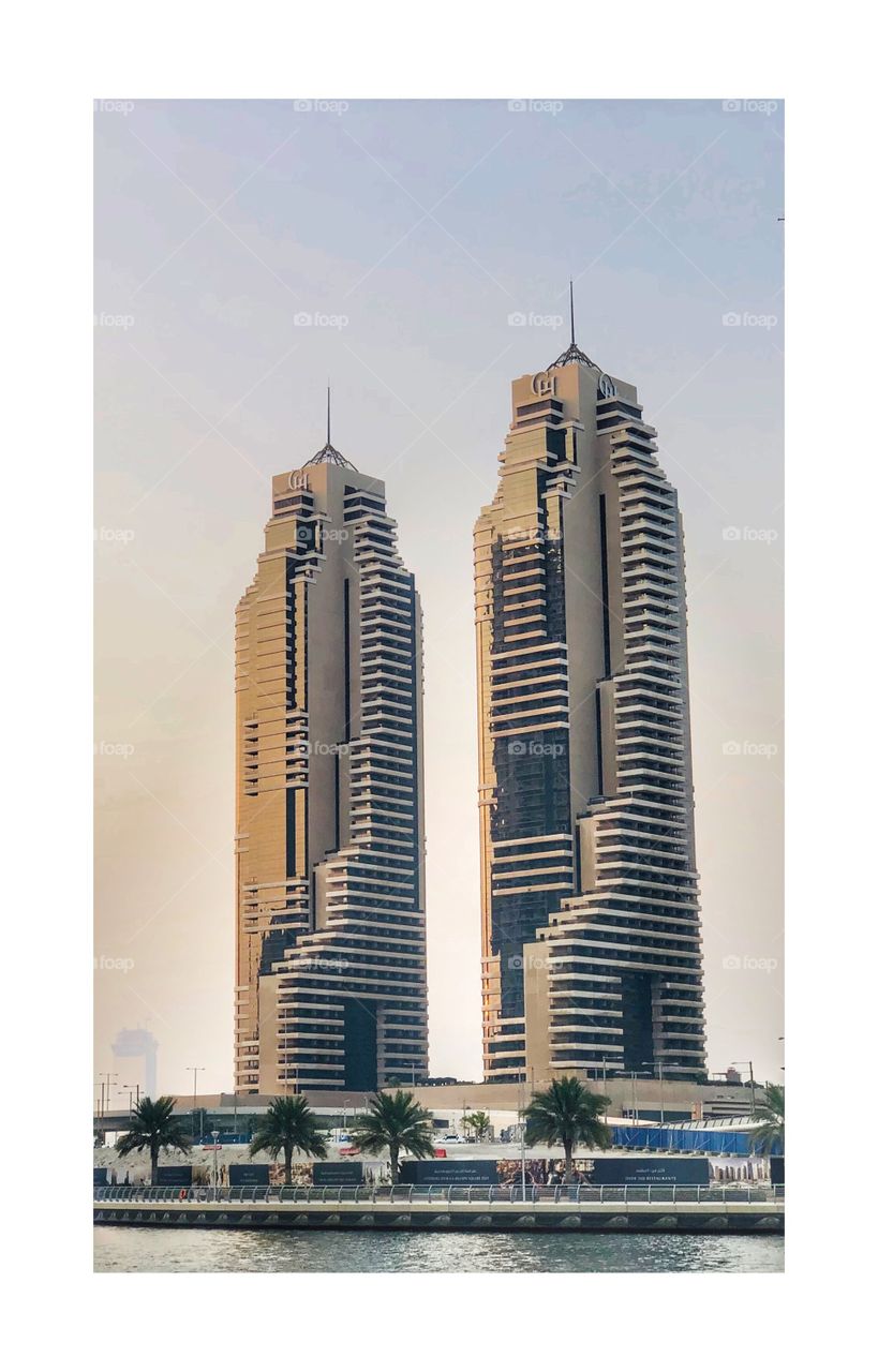 2 nice buildings in dubai marina #building #dubai