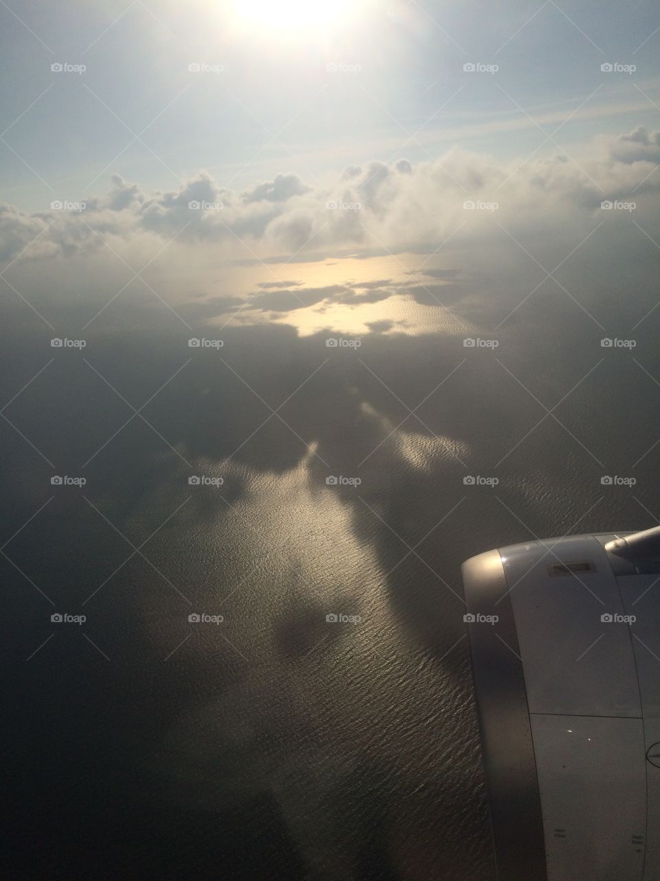 grey clouds over Mediterranean Sea 