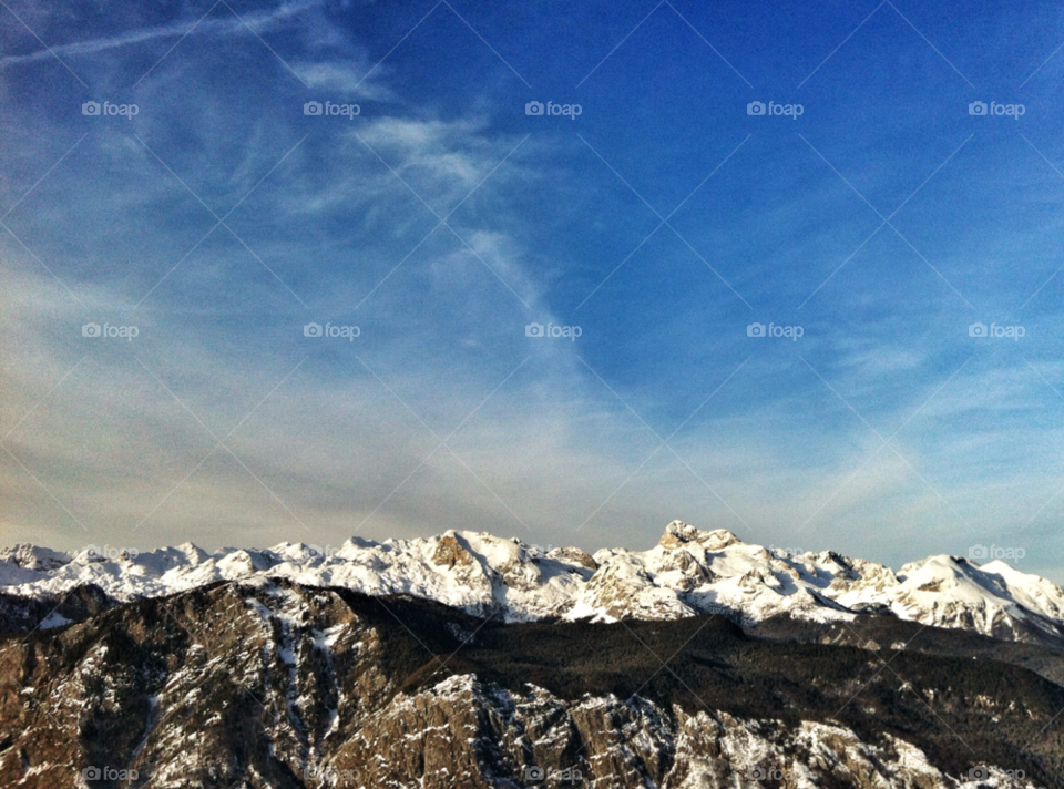 sky mountains alps slovenia by selecshine