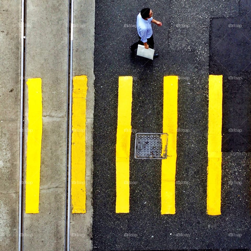 Crossing the street