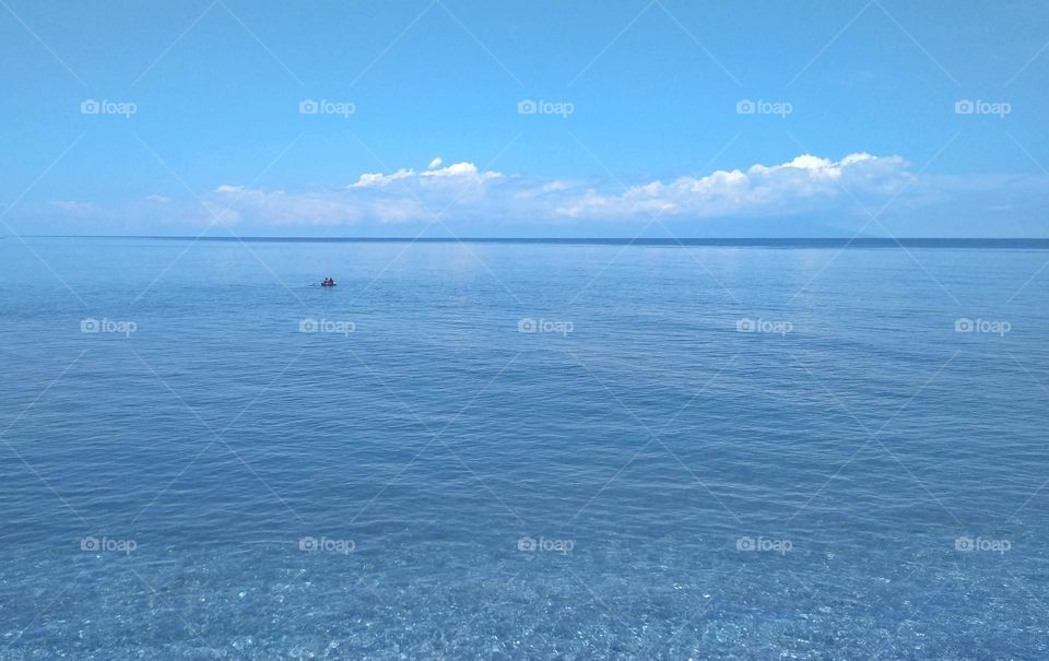 Plenty of blue, sky and sea