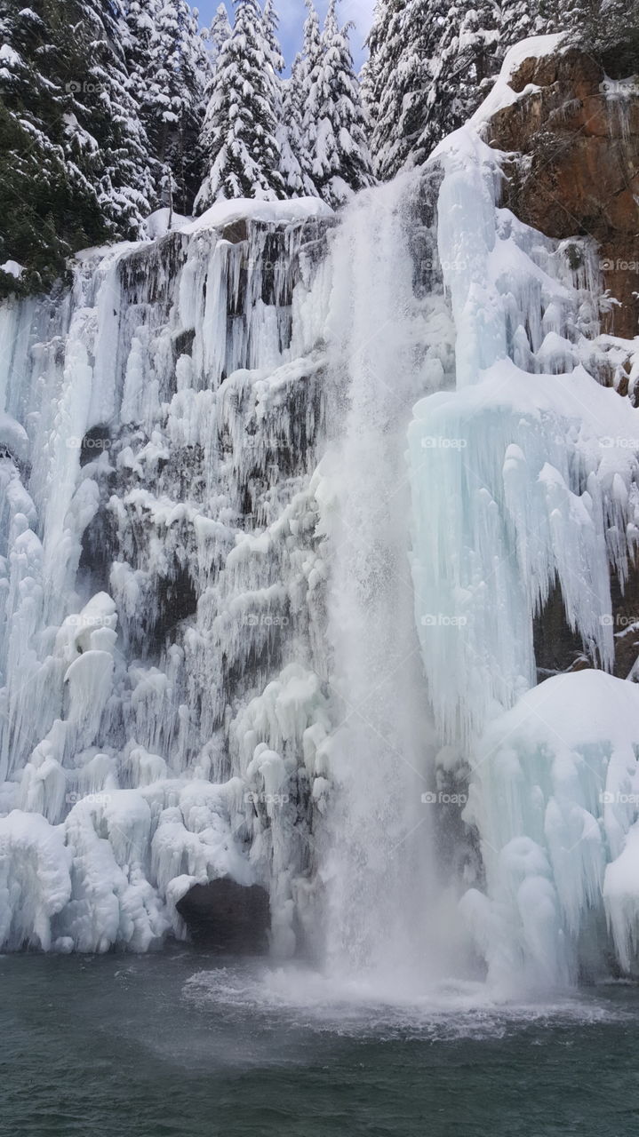 Frozen Franklin Falls