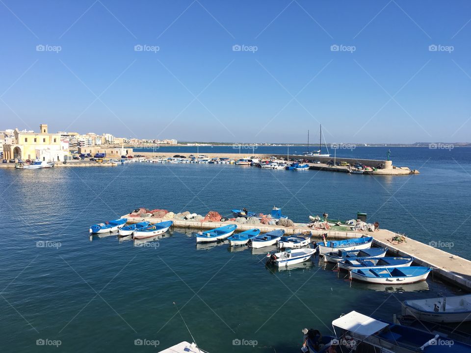 Harbour view, Gallipoli, Puglia, Italy