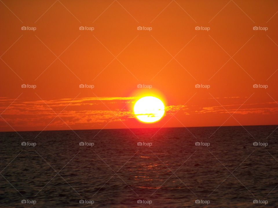Sunset Florida beach