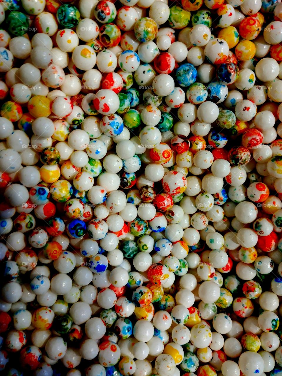 Bulk foods drawers can make some great photos. This are mini jawbreakers in beautiful colors.