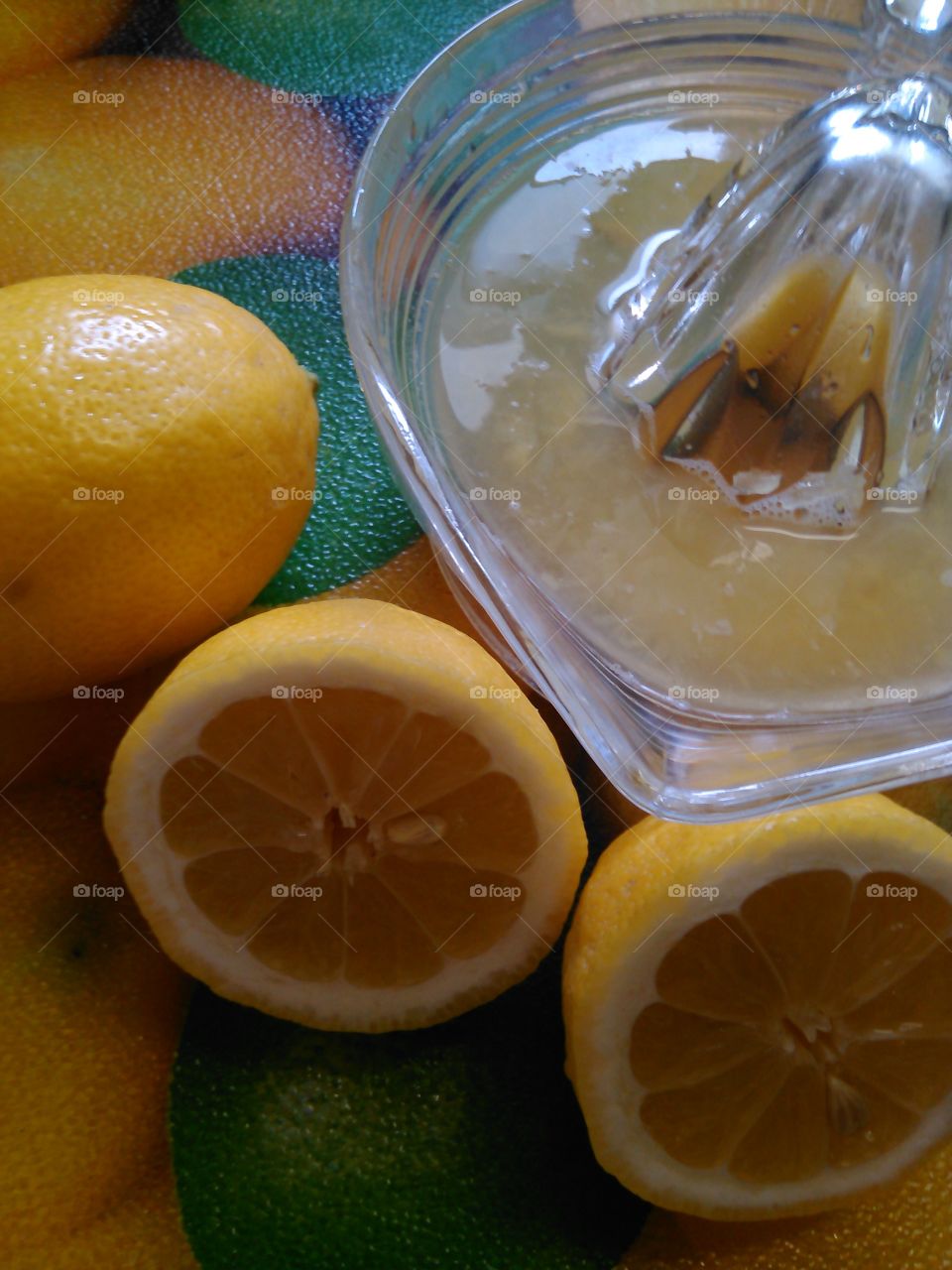 The making of fresh lemonade. Yummy fresh lemonade to be made...
