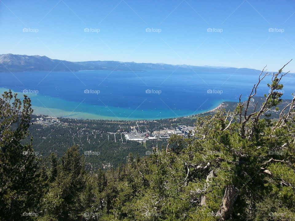 Beautiful view of lake tahoe