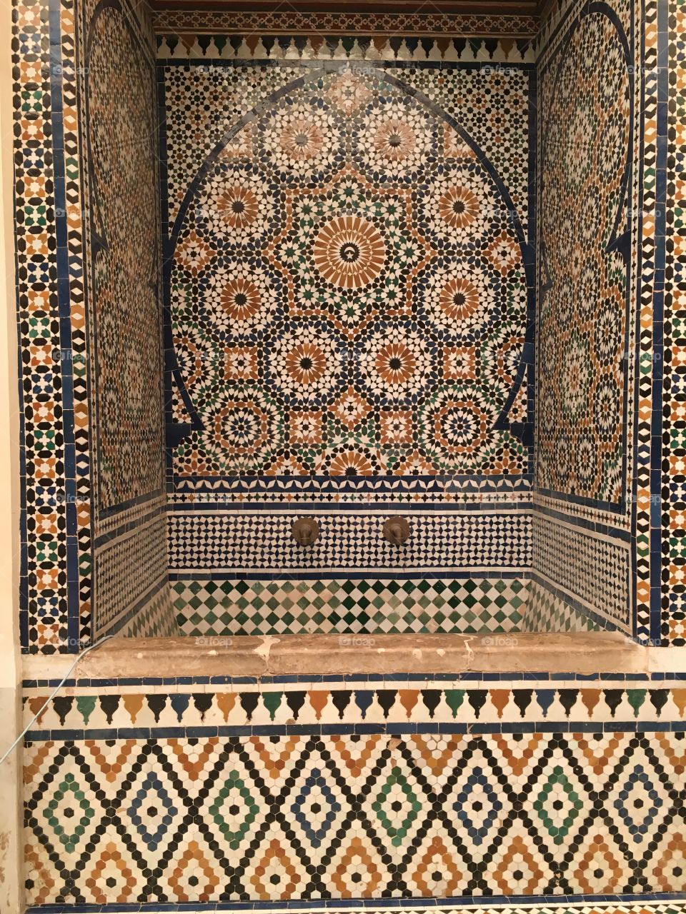 Moroccan Tiles 
Marrakech, Morocco 
