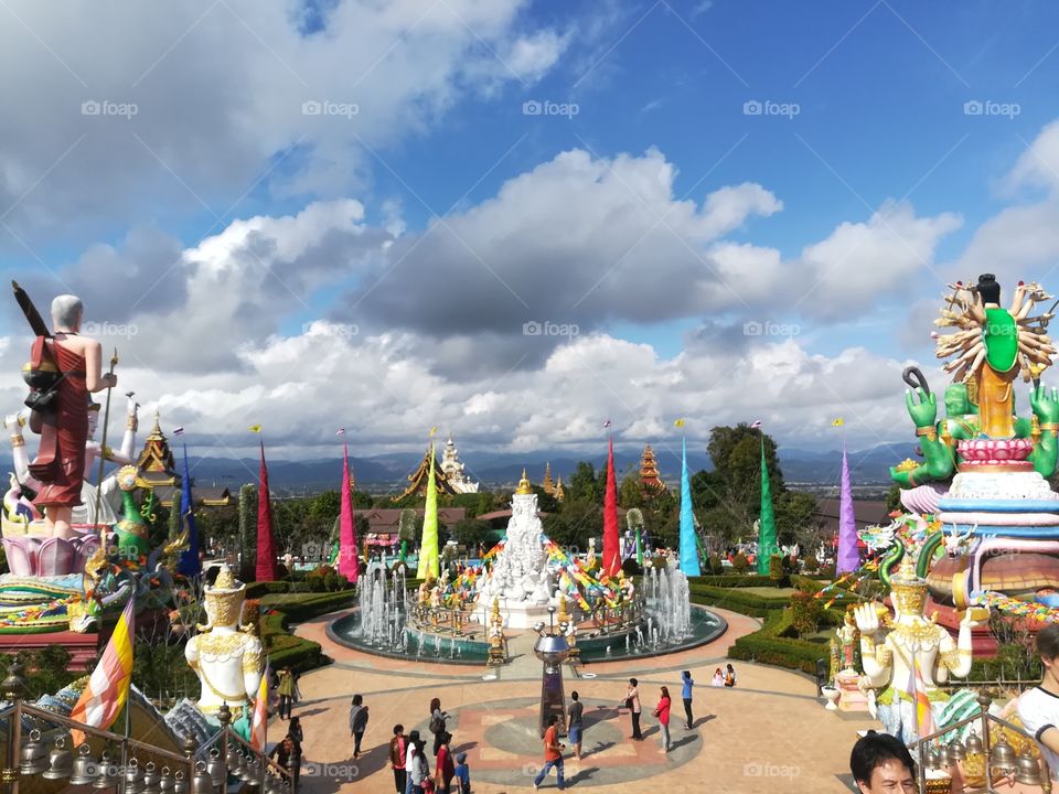 A corner in sangkaew temple