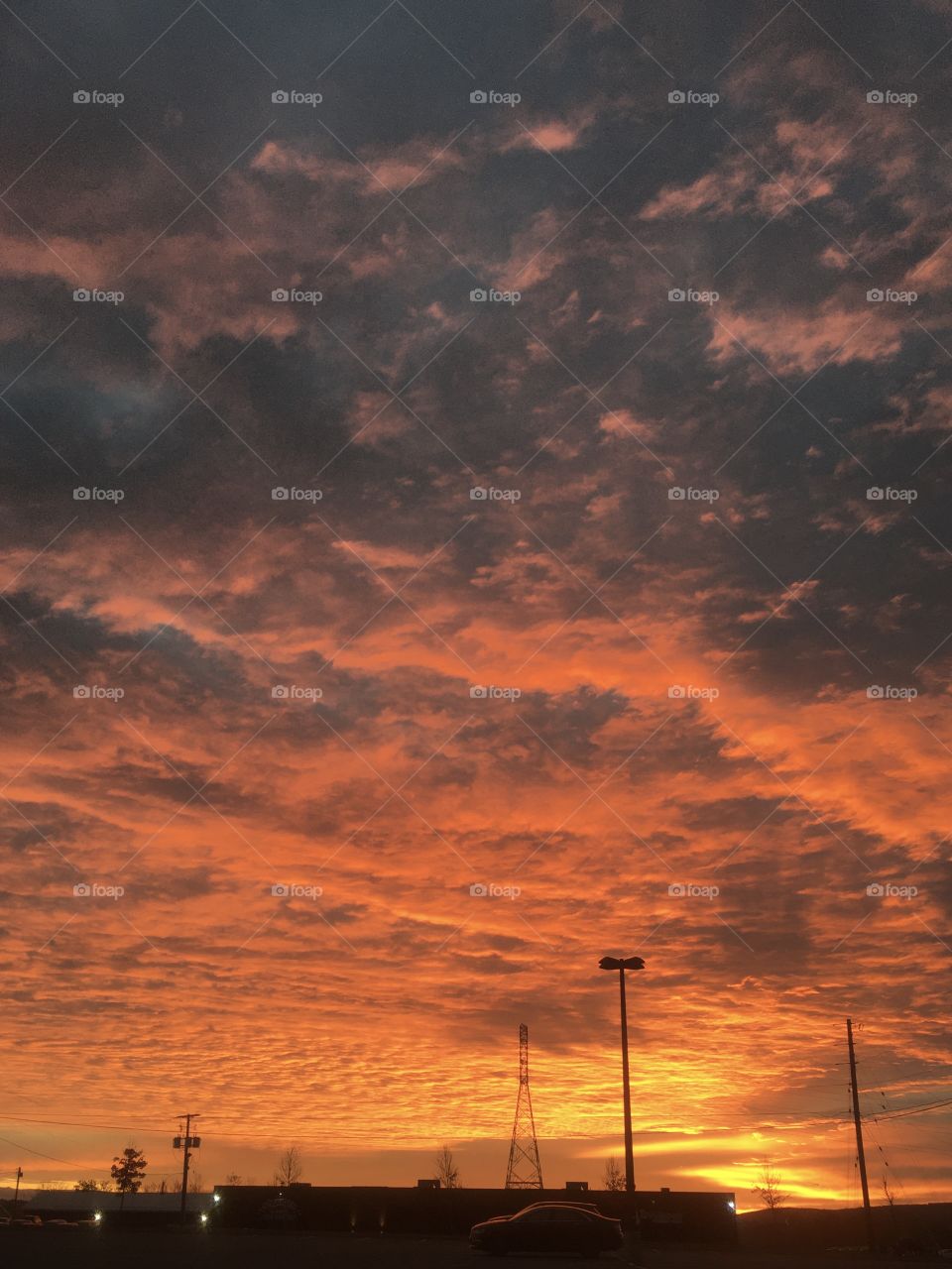 Sunrise this morning