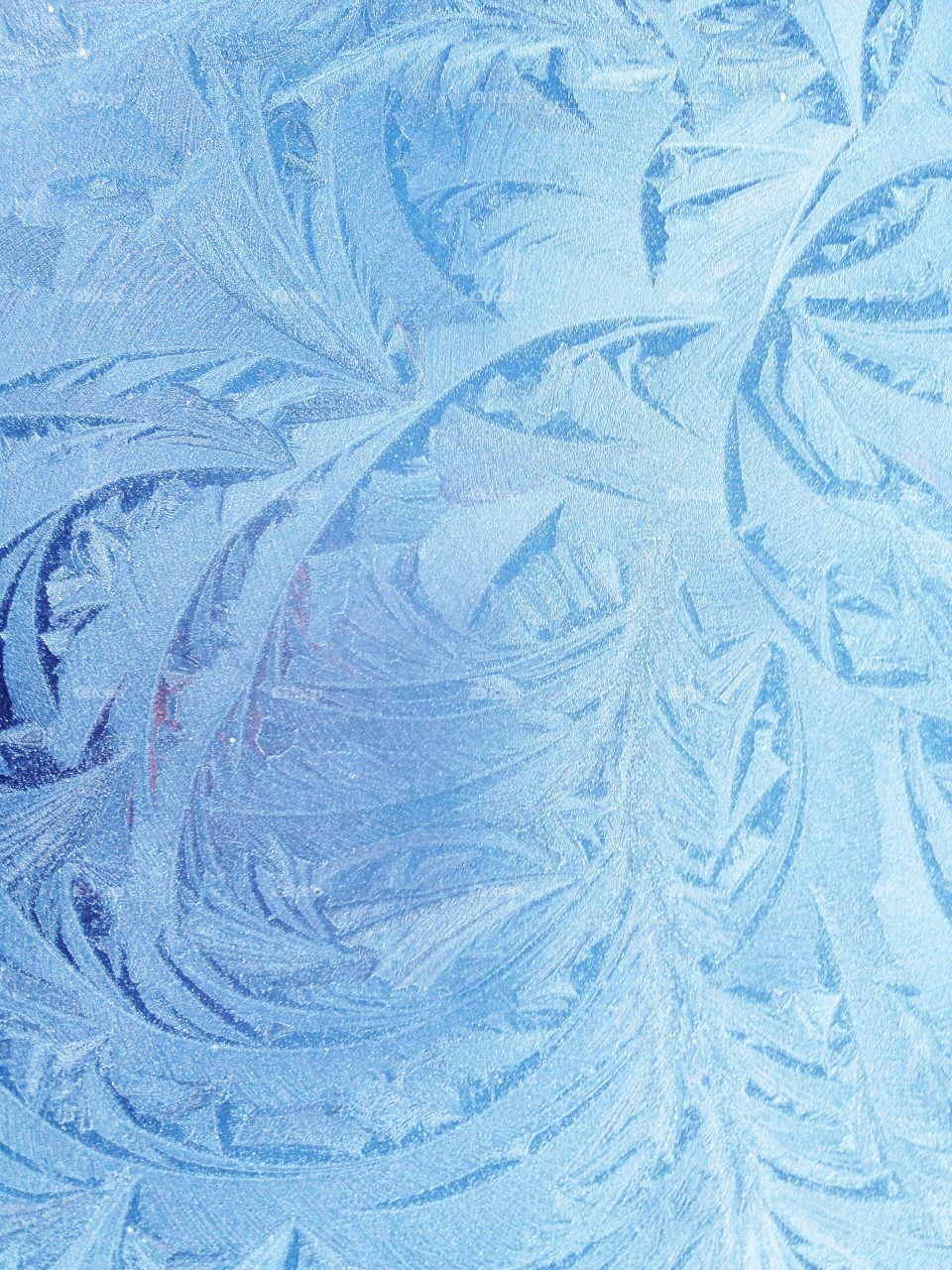 Icy design. Ice on car