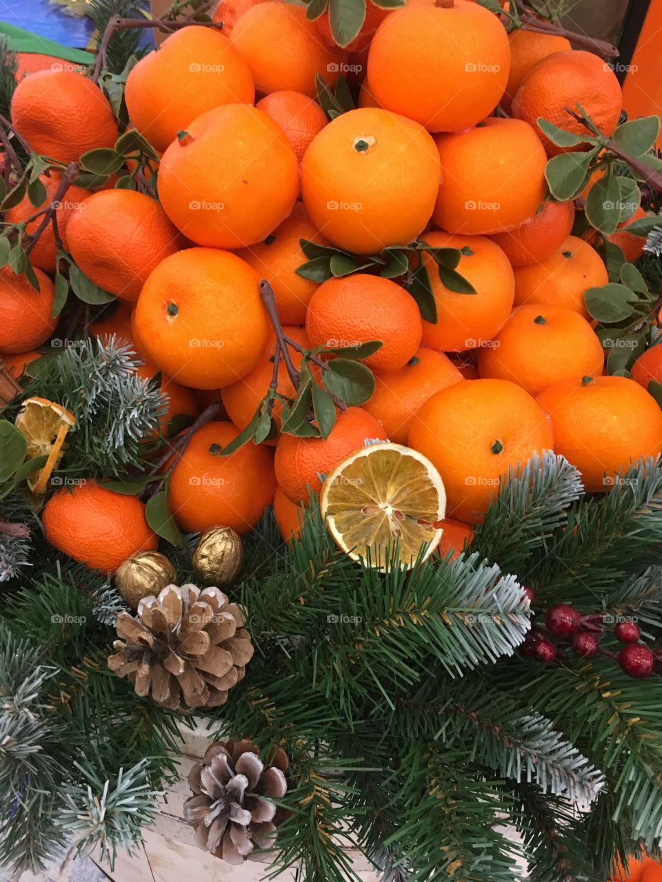 Orange Christmas tree 