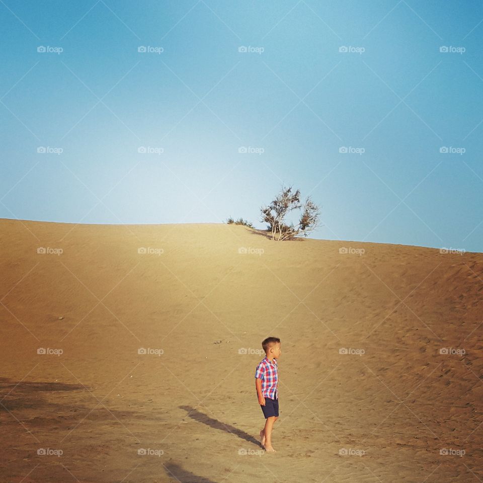 sand dunes on Gran Canaria