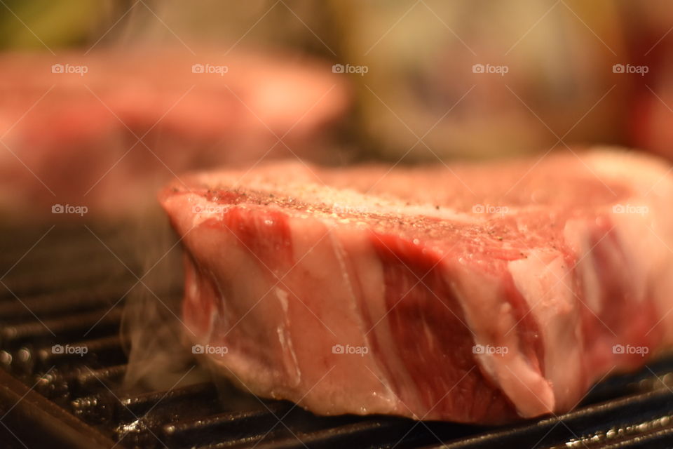 Cooking a steak