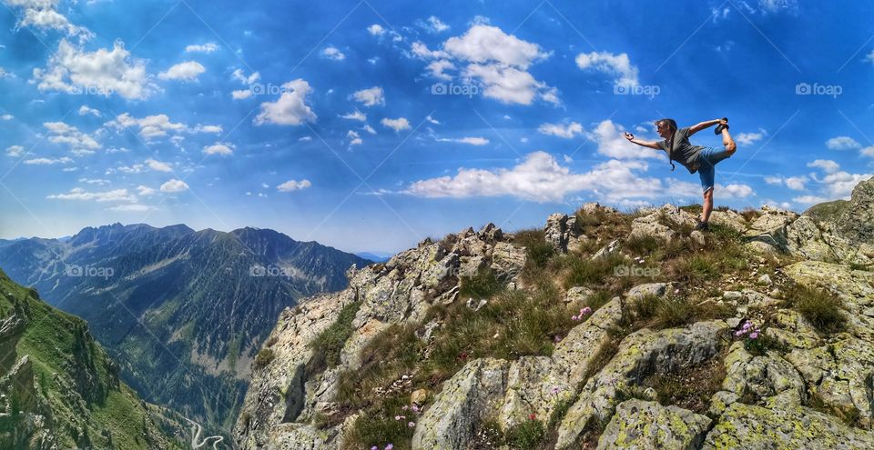 yoga in the landscape