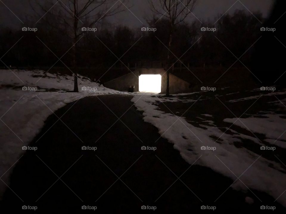 Tunnel After Dark - Outside