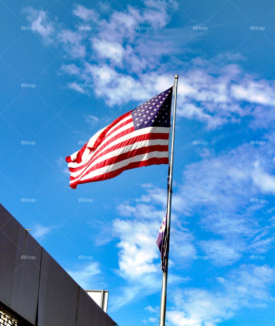 Flag, Patriotism, Wind, Flagpole, United