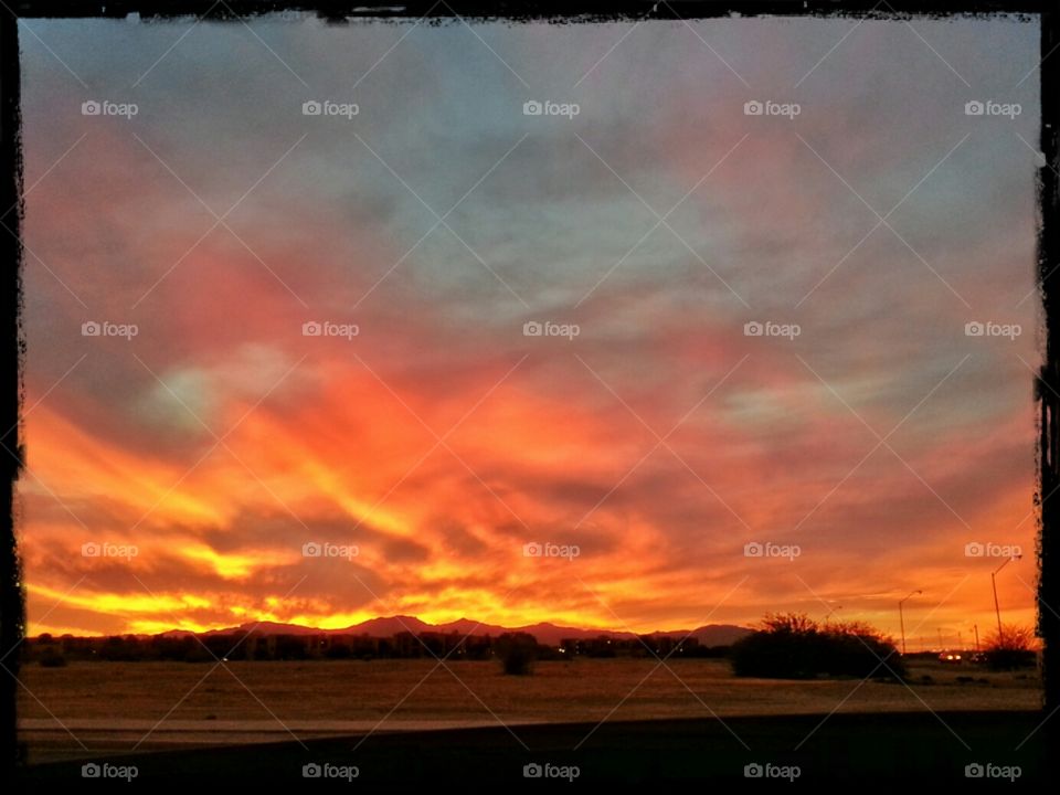 AZ Sunset. AZ sunset