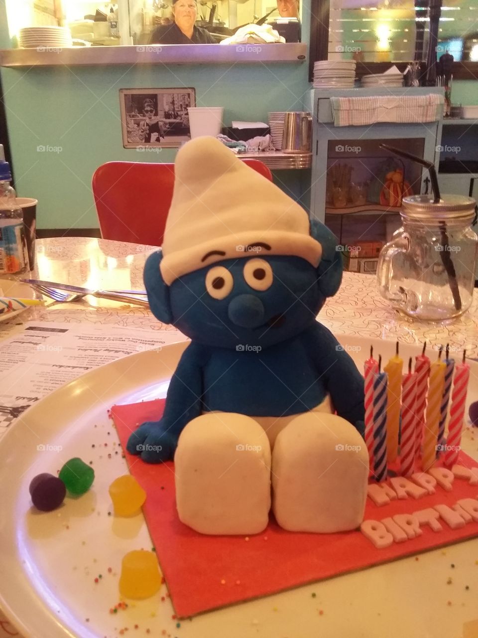 smurf cake