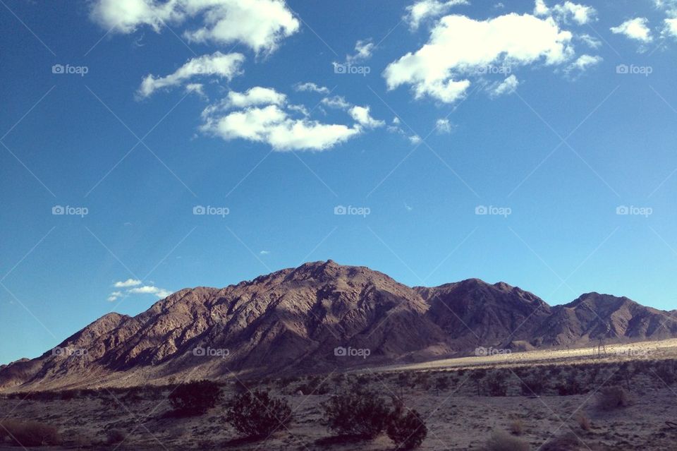 Desert mountain 