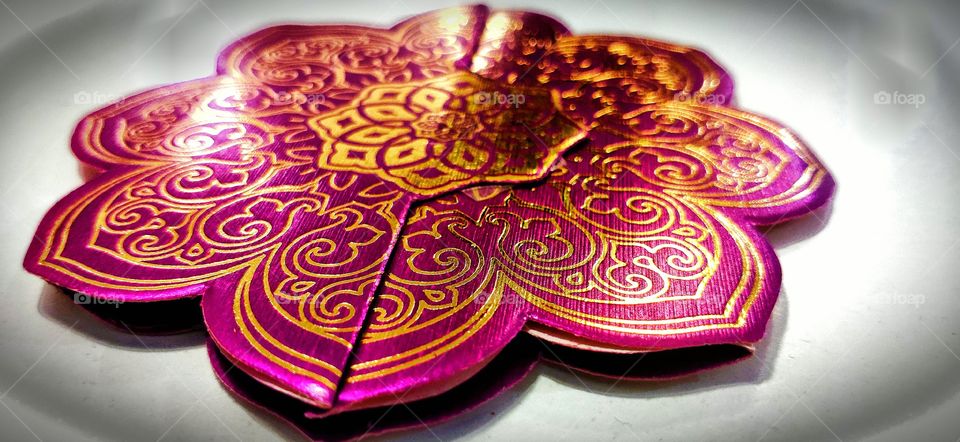 Golden Cardboard Art