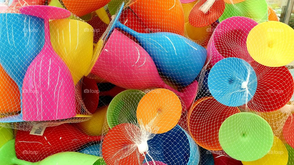 colourful drinks cups