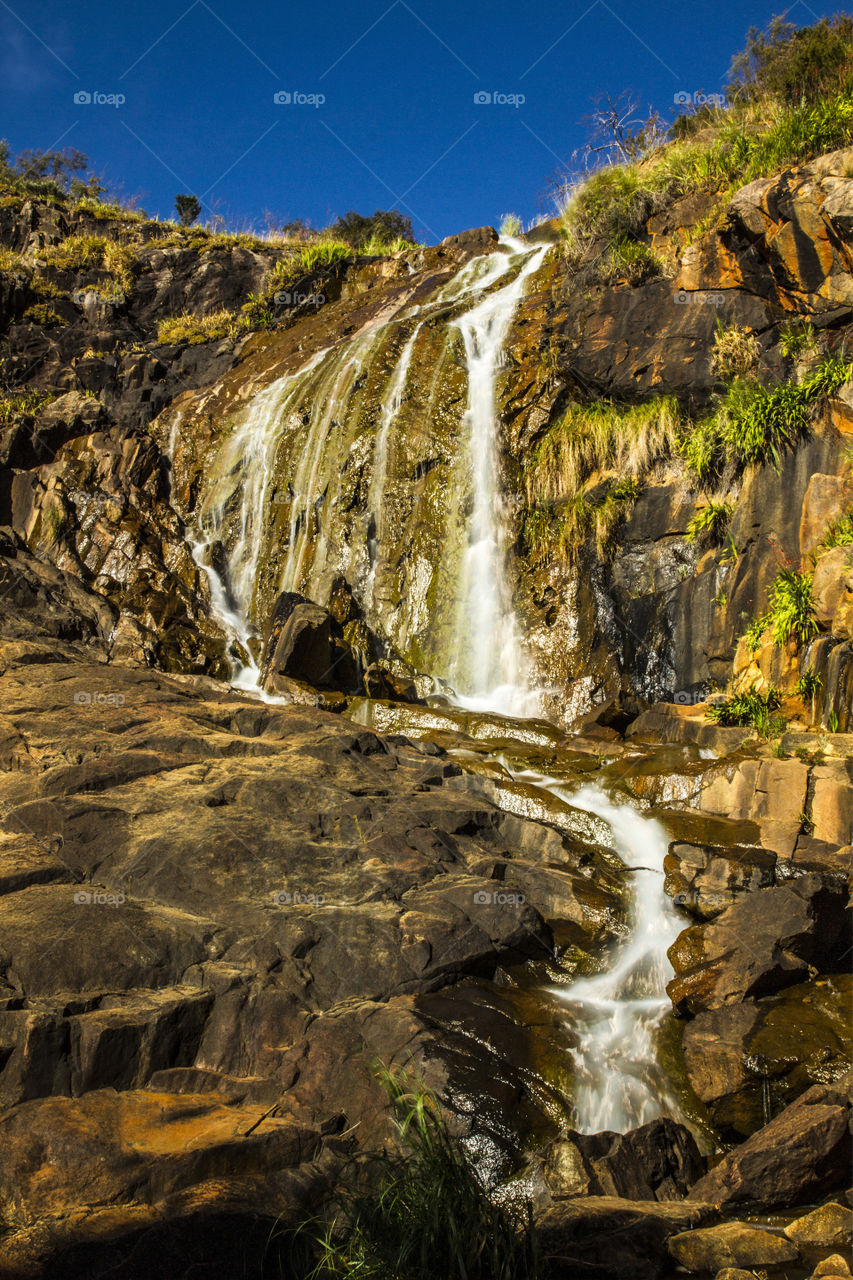 Lesmurdie Falls, located in the Perth Hills,  Western Australia