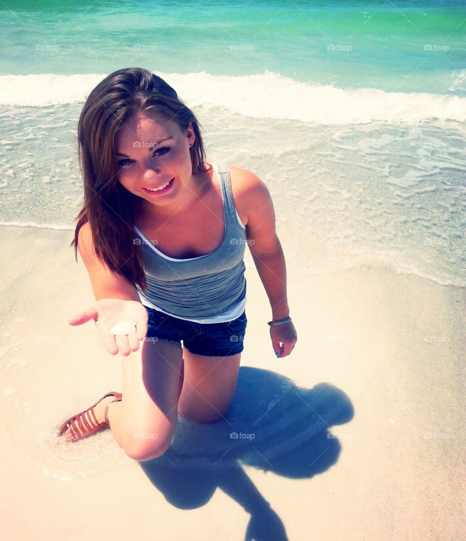 Found a Seashell at the Beach