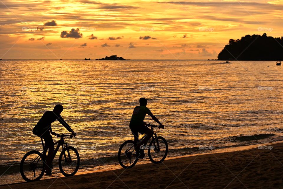 Ride along the beach