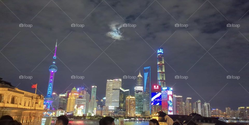 Shanghai at night