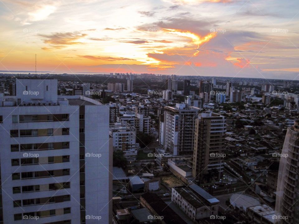 Manaus brazil at night 