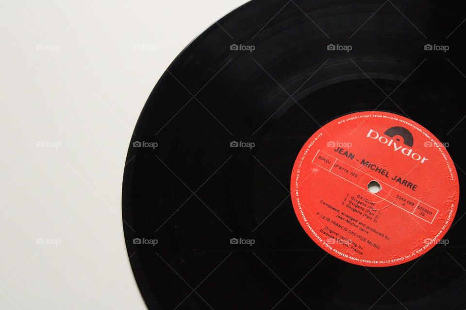 Old gramophone record