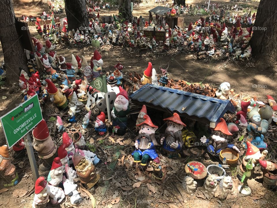 “Rolling with my gnomies” in Ghomesville, Western Australia. A paradise of garden gnomes... from the weird, to the wacky & wonderful. 