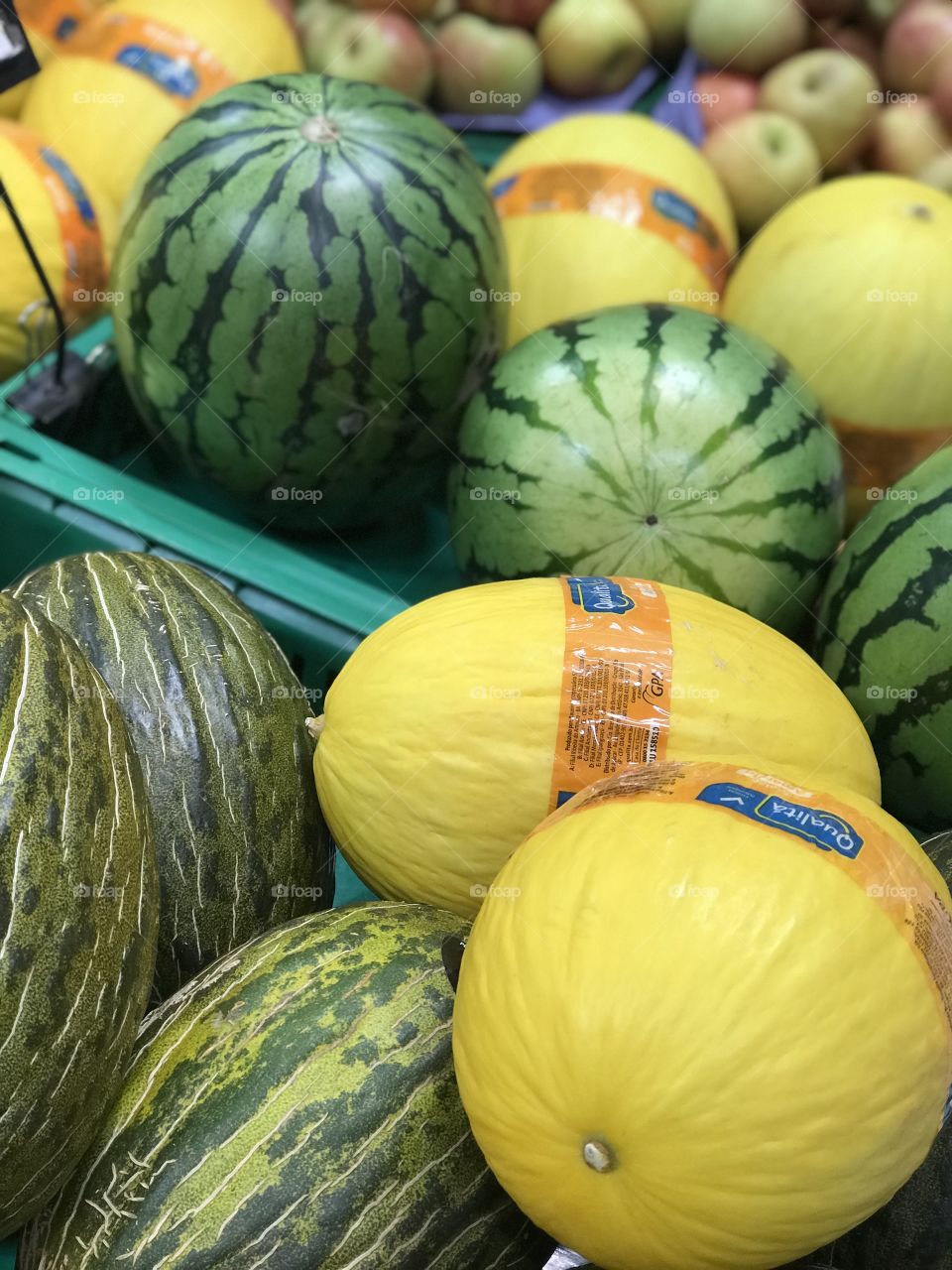 Brazilian fruits inside shopping 