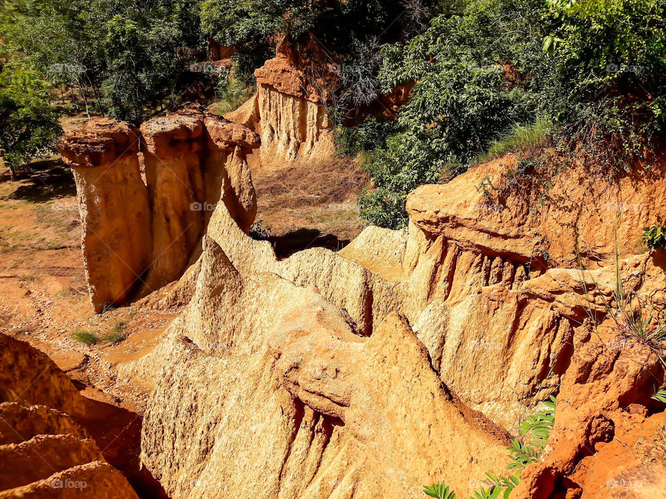 Grand Canyon of Thailand was known as Phae Mueang Phi ,Phrae in Thailand