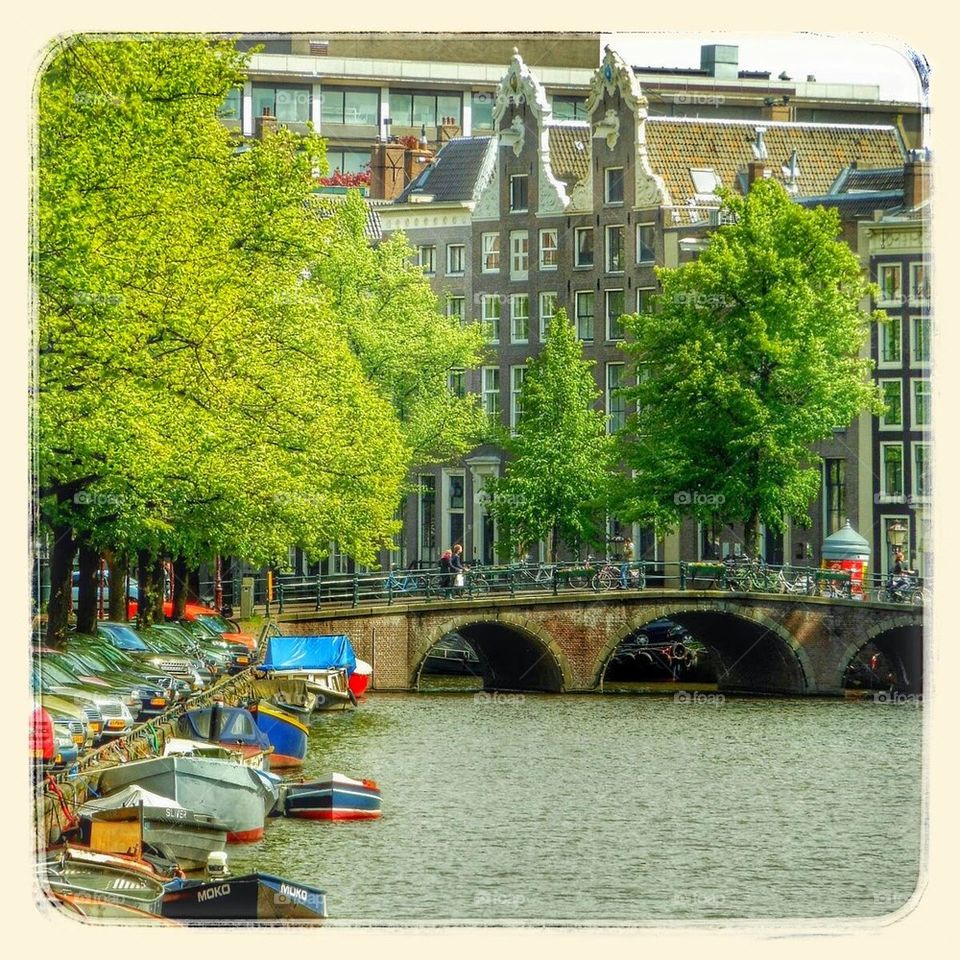 Bridge over an Amsterdam Gracht