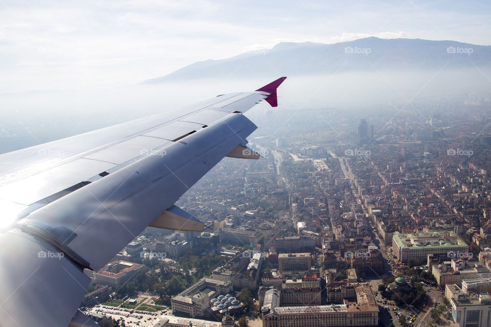 airplane view