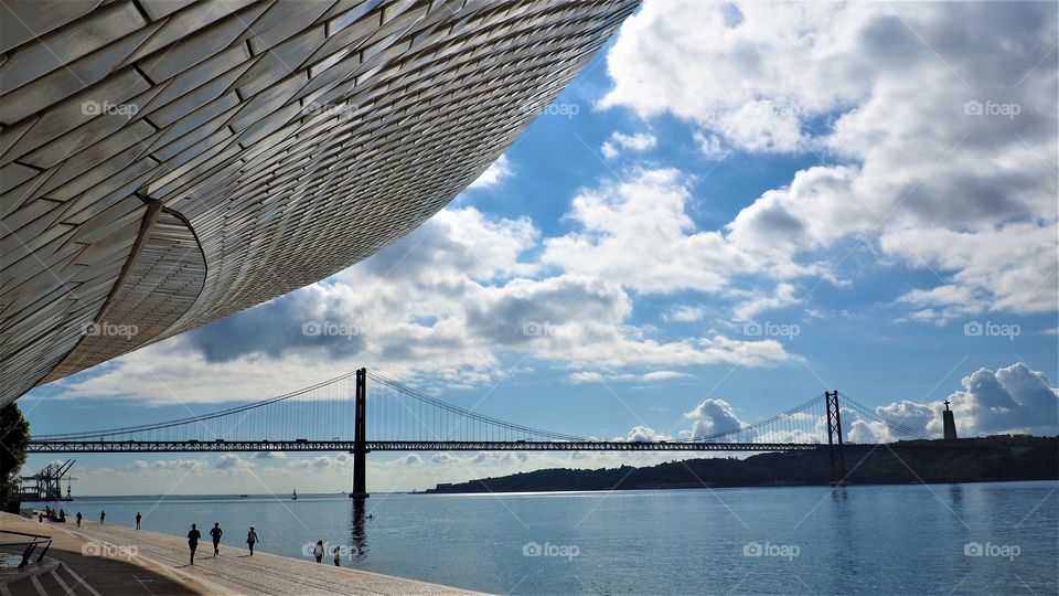 walking by the river tagus