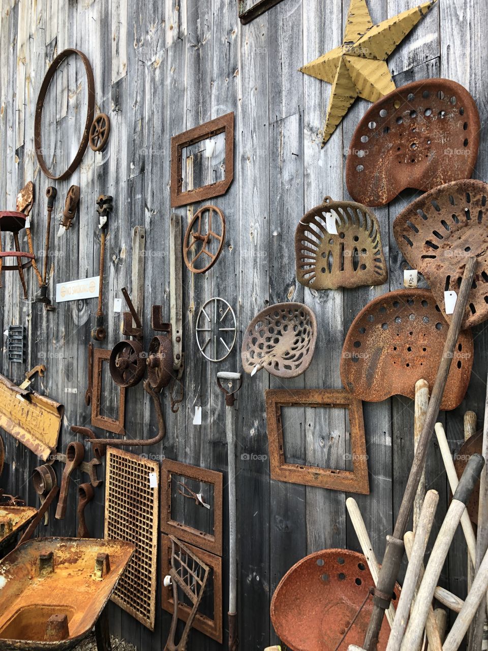 Weathered and worn relics from our past