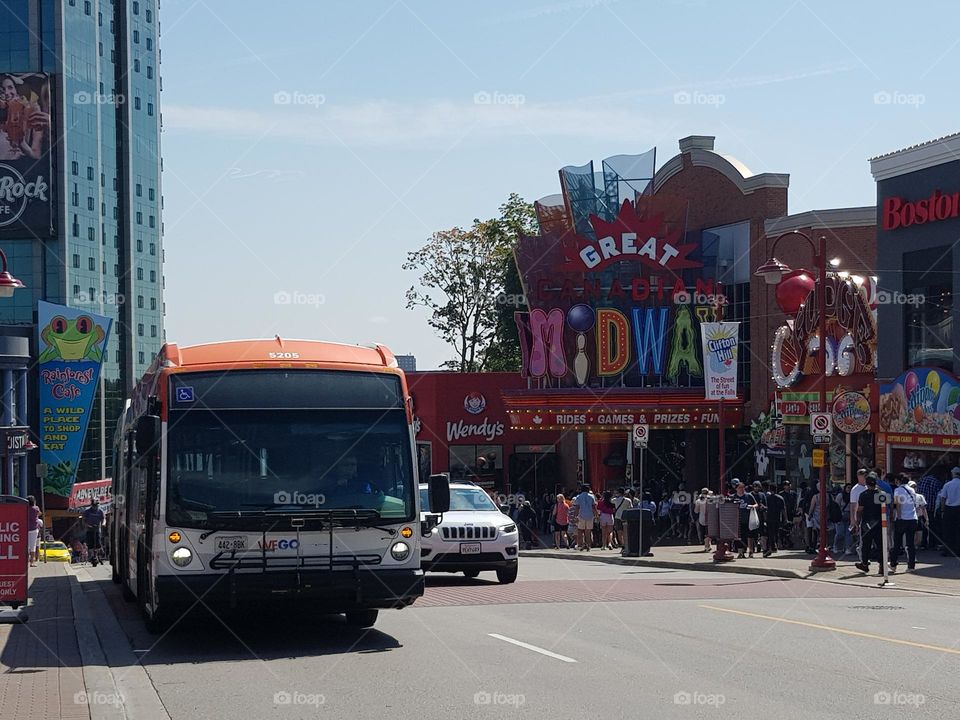 Niagara falls city bus