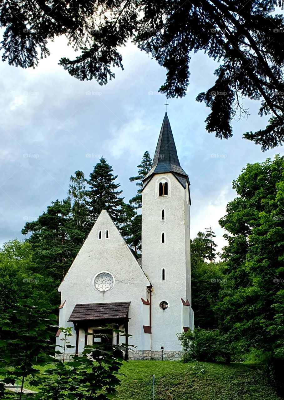 Church in the mountains