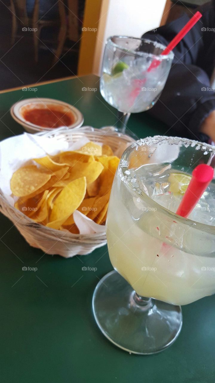 chips and drinks