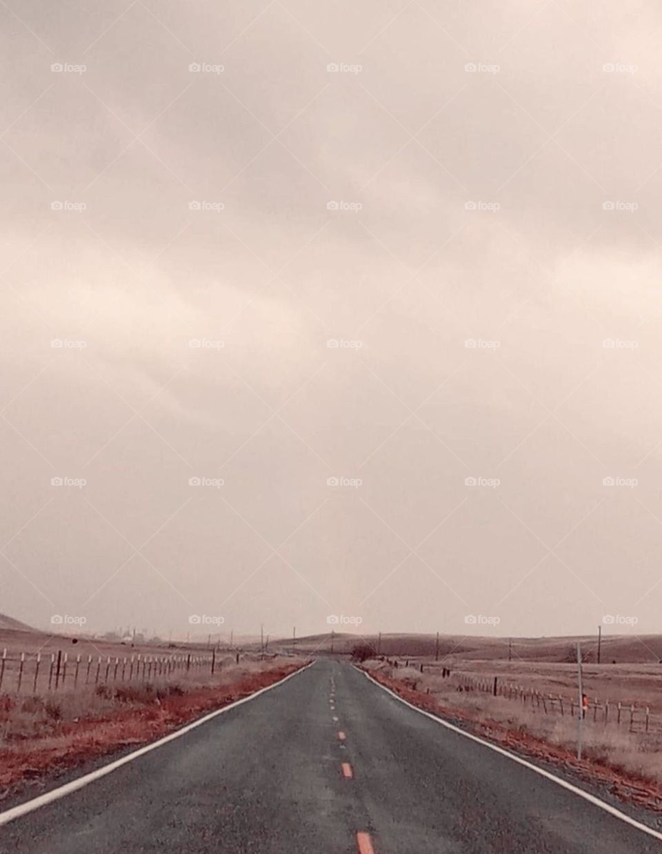 Photograph of a open road 