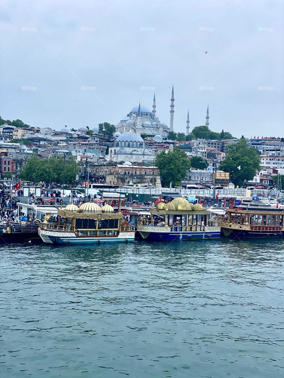 На этой фотографии запечатлен Стамбул во всей величественной красоте 