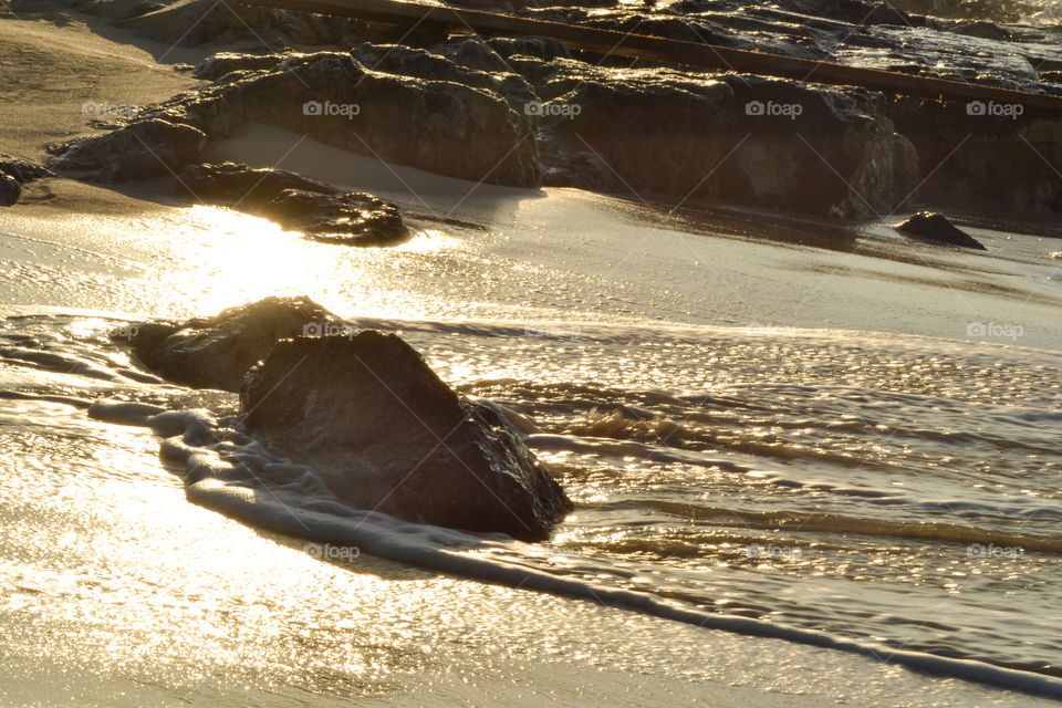 beach and cliffs