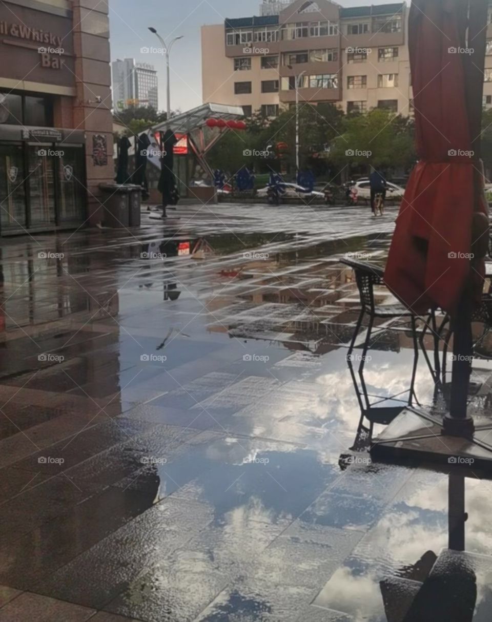 The city after rain