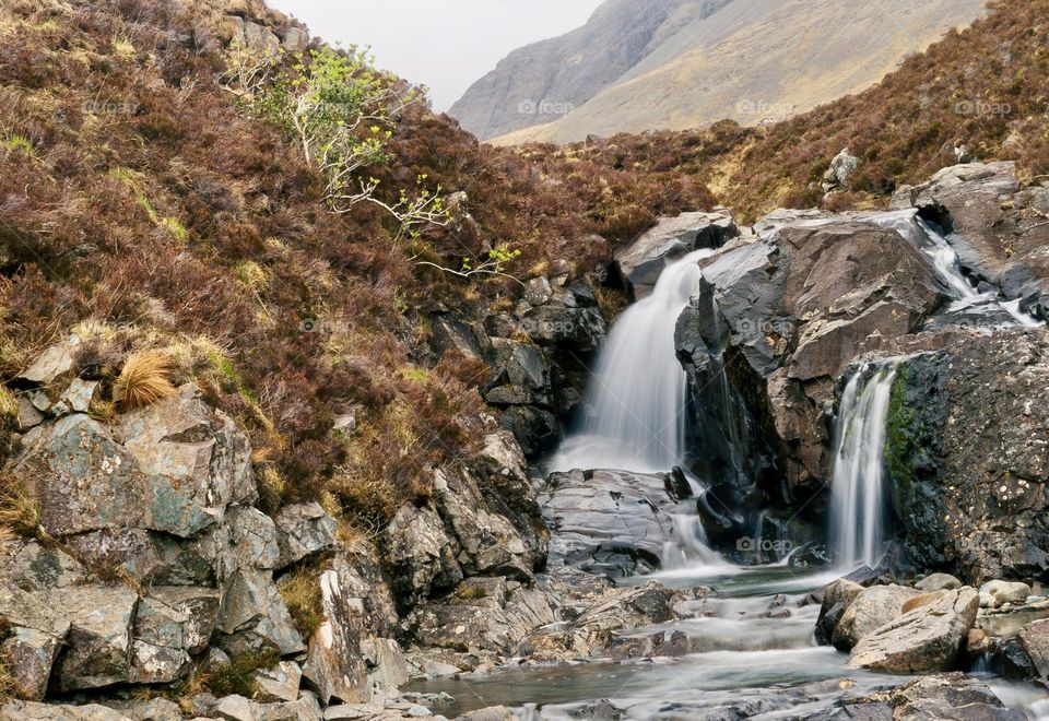 A waterfall on the Isle of Skye, Scotland