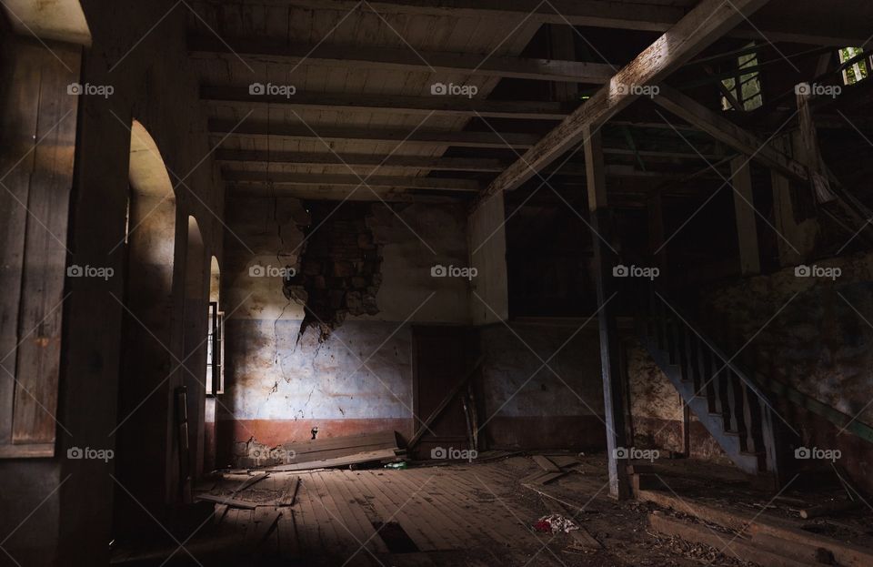 abandoned building
